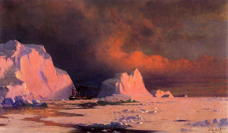 William Bradford The 'Panther' in Melville Bay
